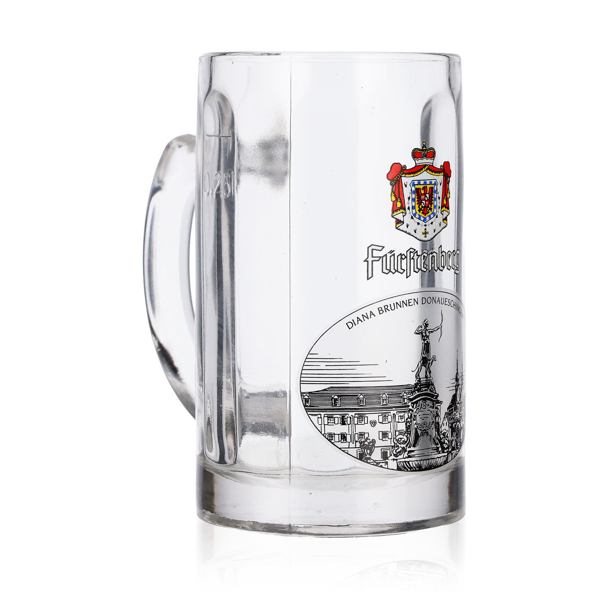 6x Fürstenberg Bierglas Krug Seidel Krüge 0,25l Diana Brunnen Rastal Glückauf – Ansicht 3