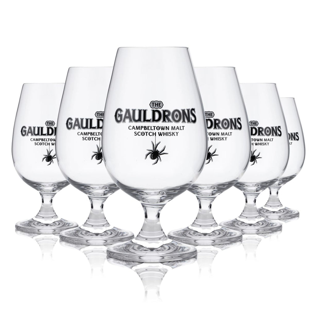 6x Gauldrons Glas 0,17l Whisky Schwenker Tastingglas Nosingglas Scotch Malt