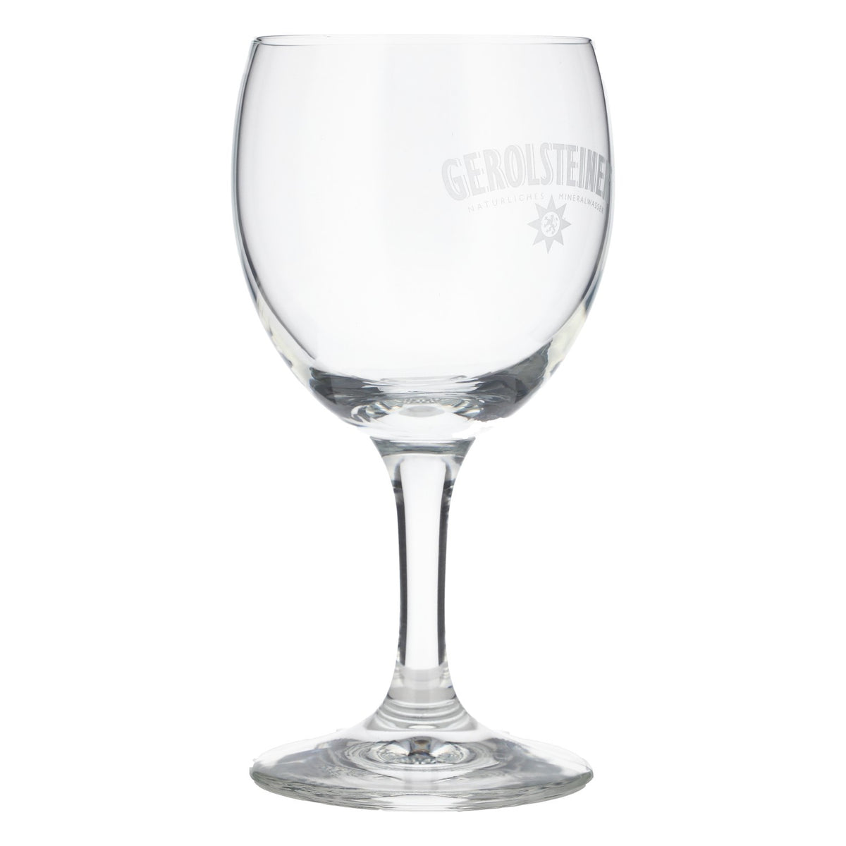 6x Gerolsteiner Wasser Glas Wassergläser 0,24l Kelch Ritzenhof – Ansicht 3