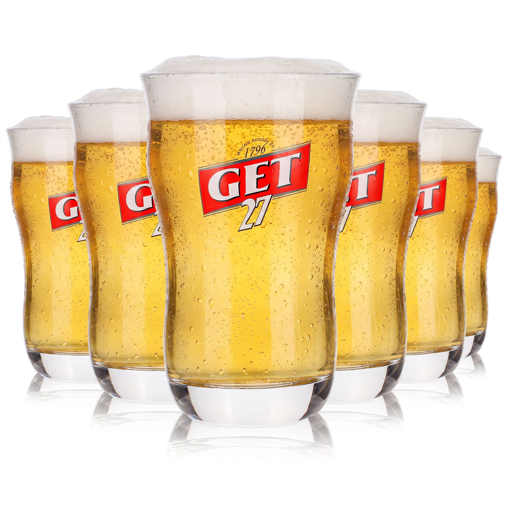 6x Get 27 Likör Glas Longdrinkglas 0,34l Maison fondée en 1796 LDG (6er Set)