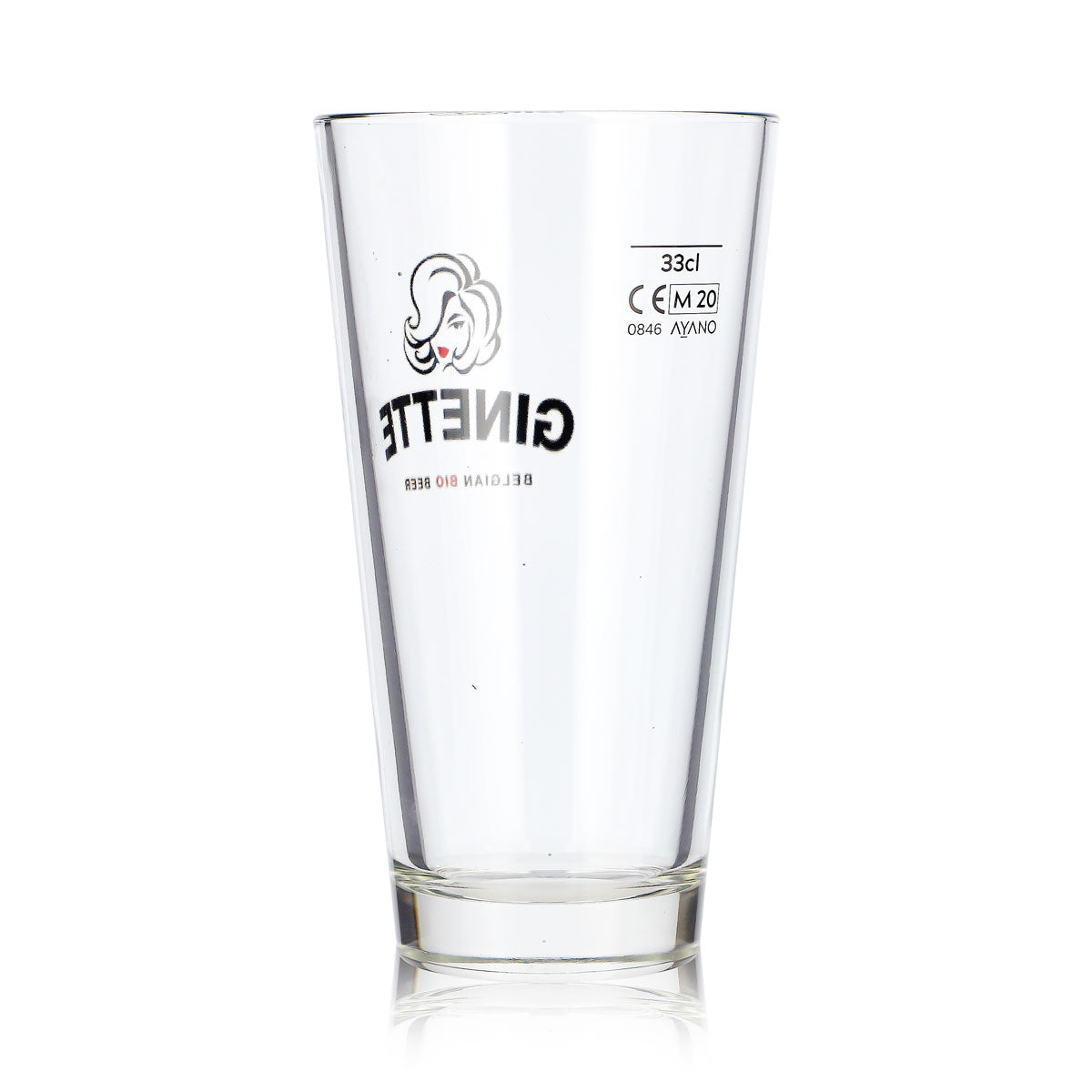 6x Ginette Bier Glas 0,33l Becher Bierglas Willibecher Bierkrug Seidel (6er Set) – Ansicht 4