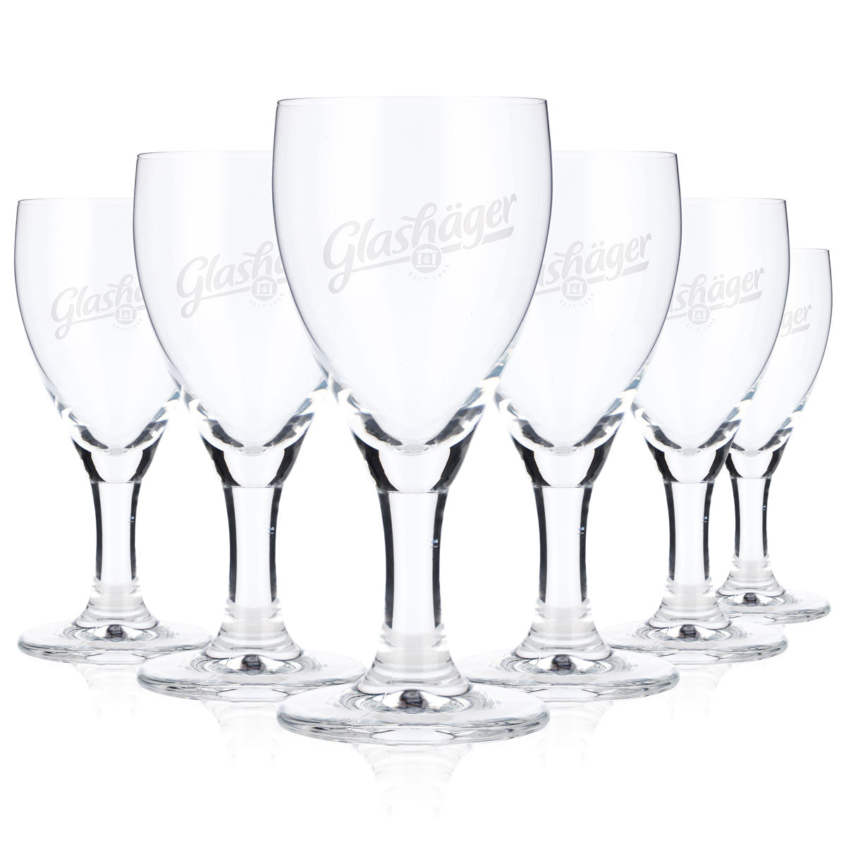 6x Glashäger Wasser Glas 0,15l Stielglas Wasserkelch Ritzenhoff Tulano – Ansicht 5