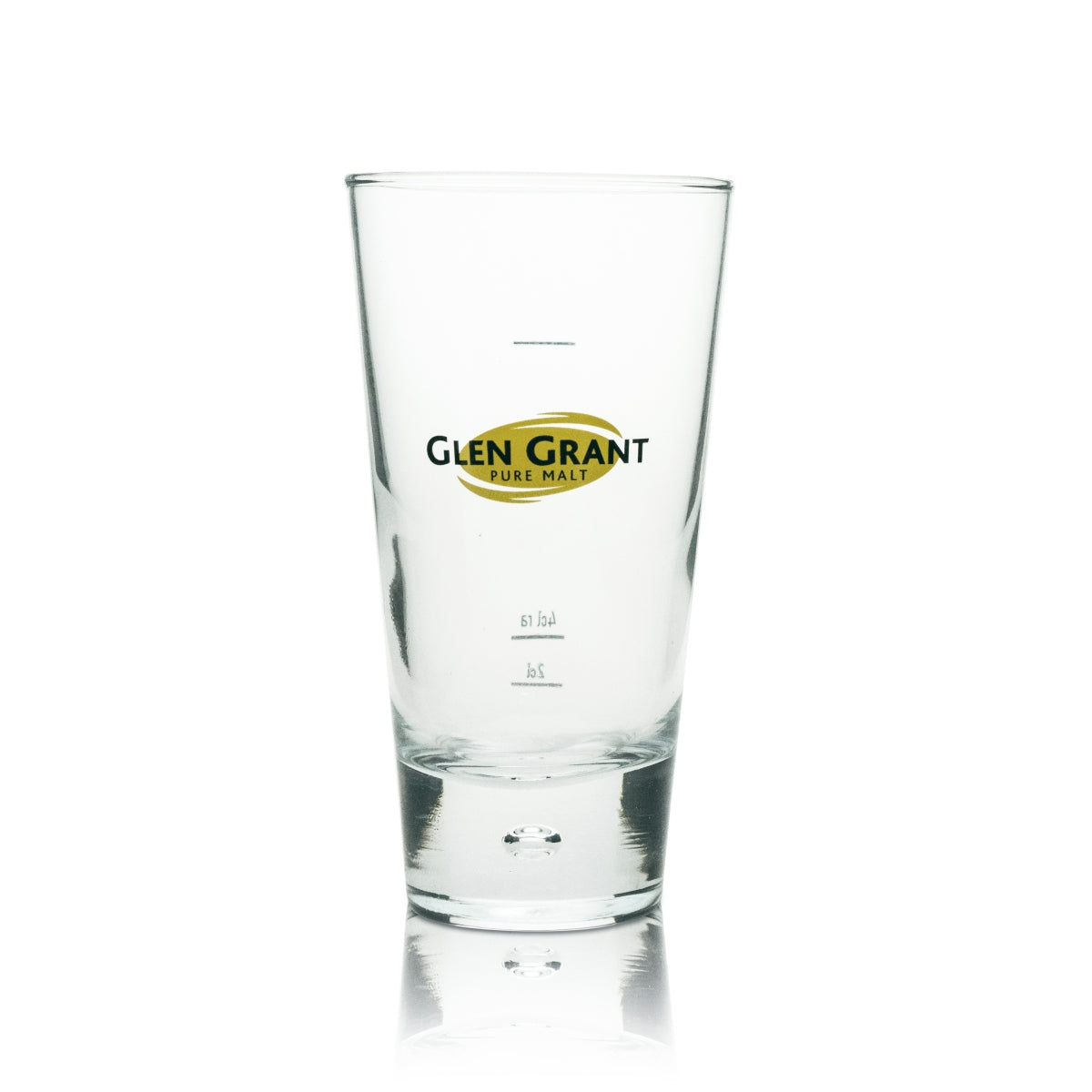 6x Glen Grant Whiskey Glas Longdrink mit Luftblase glebes logo – Ansicht 2