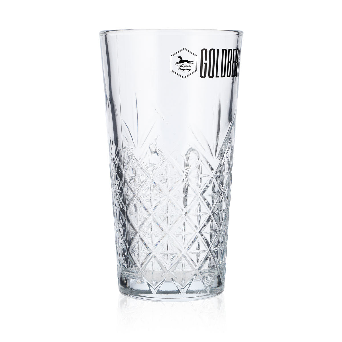 6x Goldberg Softdrink Glas 0,36l Longdrinkglas Gläser Relief Timeless – Ansicht 3