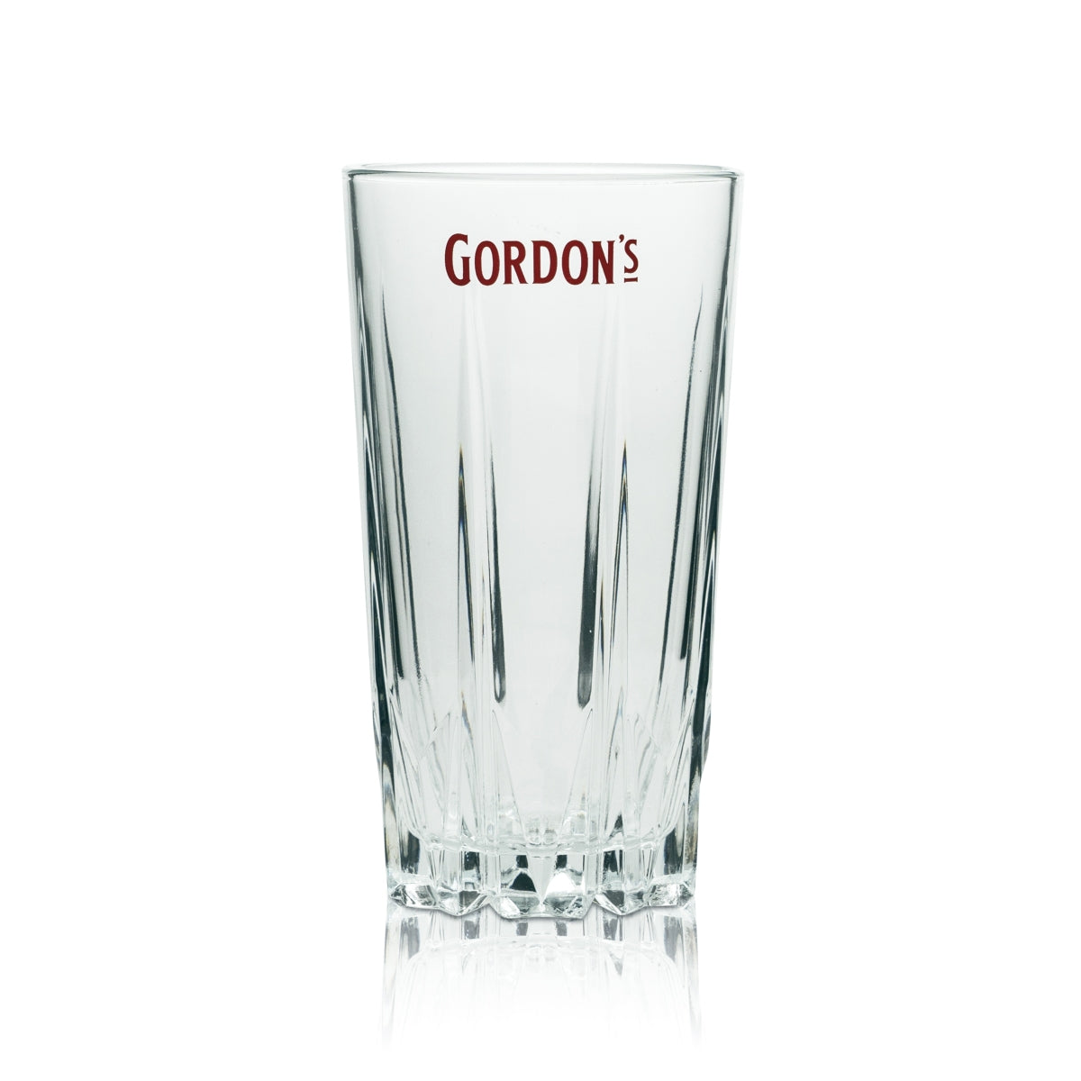 6x Gordons Gin Glas 0,4l Longdrink Gläser Highball Relief Kristall Bar Cocktail – Ansicht 2