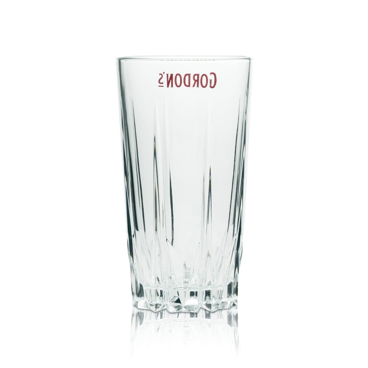 6x Gordons Gin Glas 0,4l Longdrink Gläser Highball Relief Kristall Bar Cocktail – Ansicht 3