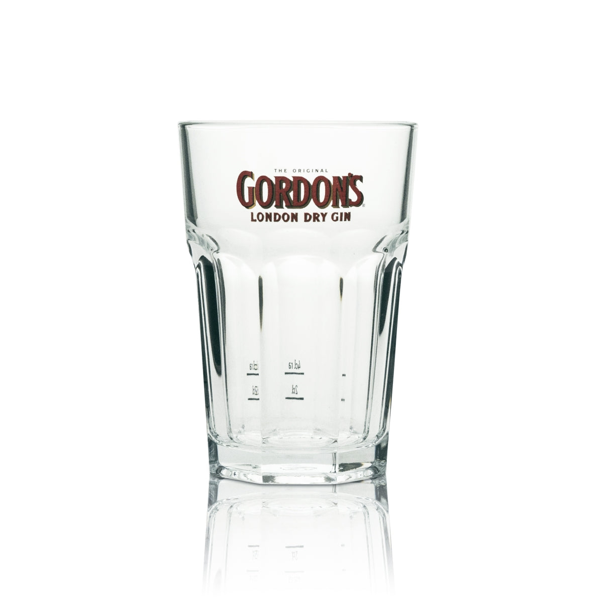 6x Gordons Gin Glas Longdrink rote Schrift 360ml – Ansicht 2