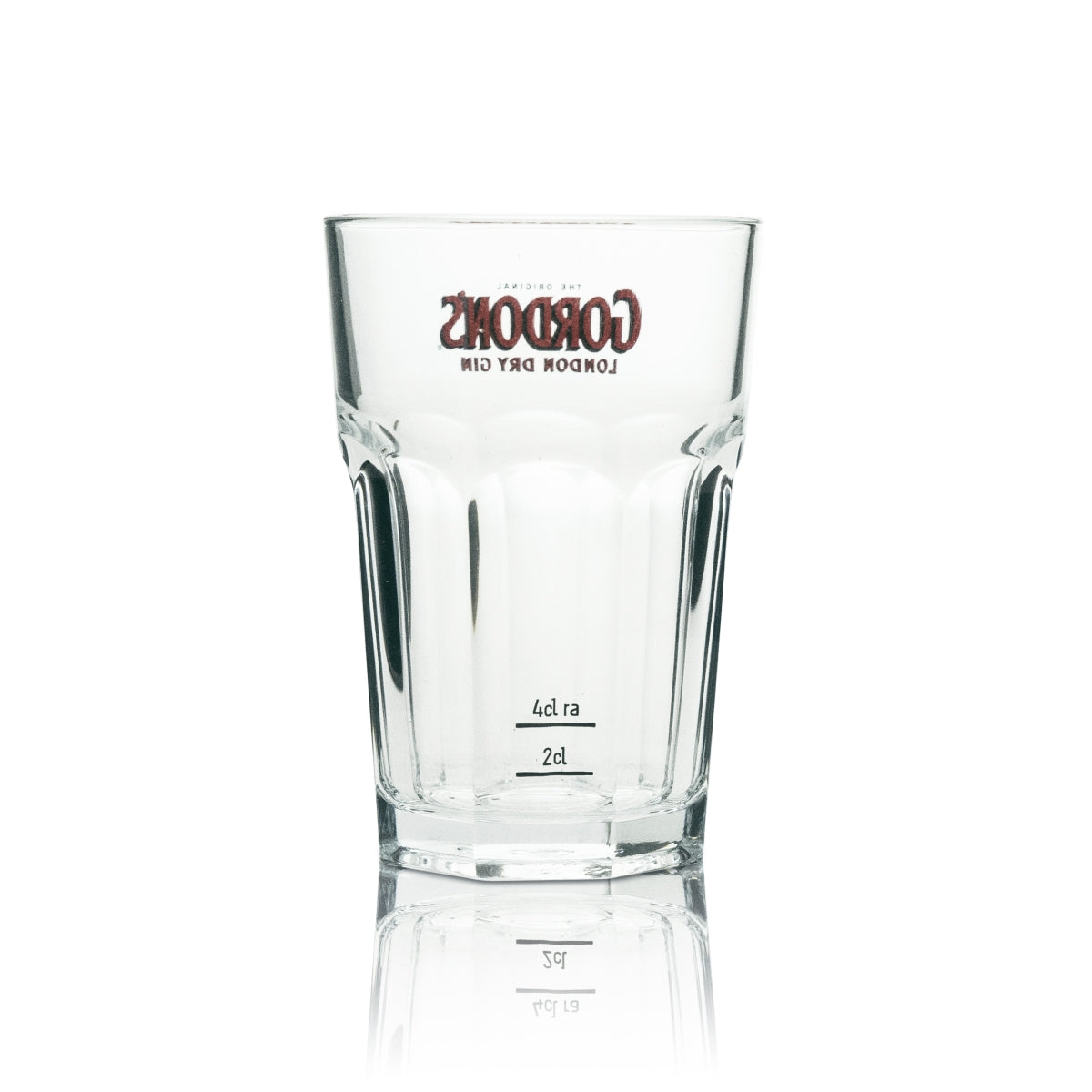 6x Gordons Gin Glas Longdrink rote Schrift 360ml – Ansicht 3