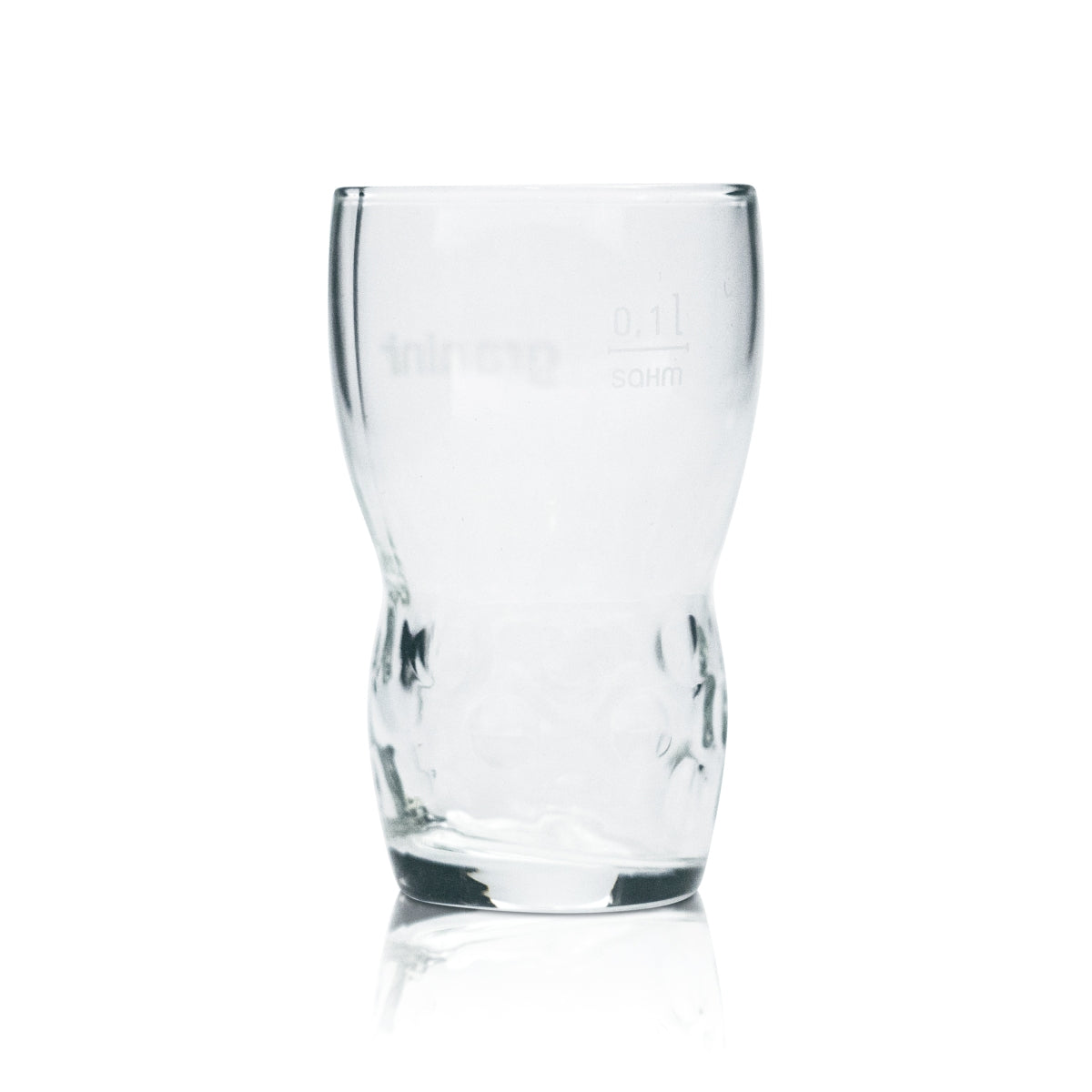 6x Granini Glas 0,1l Becher Tumbler Kontur Relief Saft Gläser Geeicht Gastro Bar – Ansicht 3