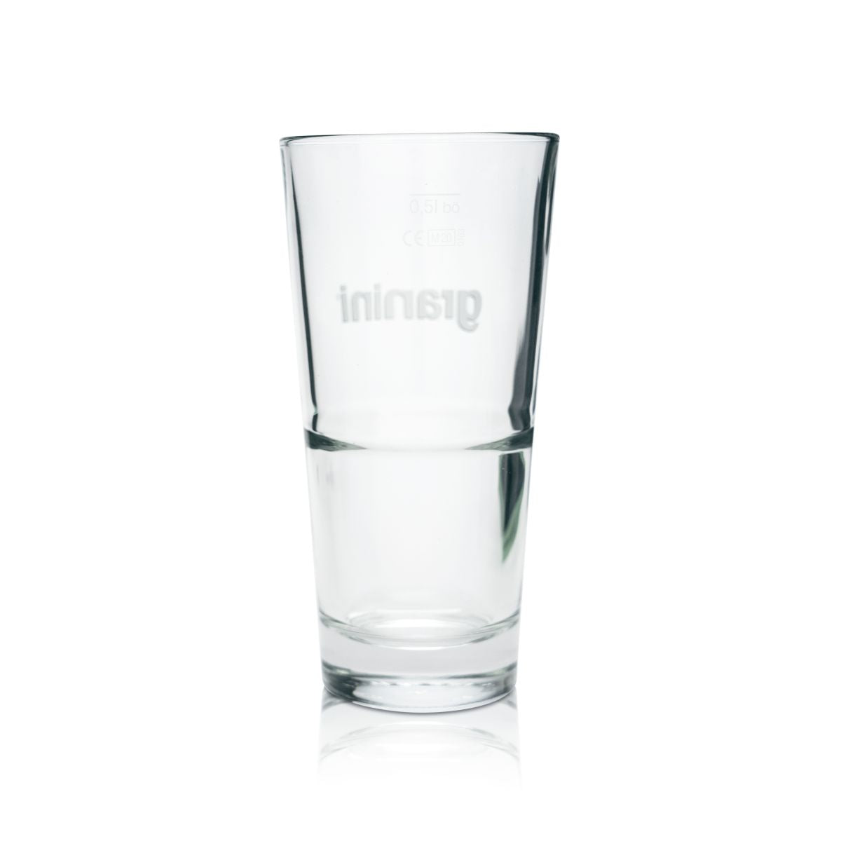 6x Granini Glas 0,5l Longdrinkgläser Cocktailgläser Trinkgläser V-Form Geeicht – Ansicht 3