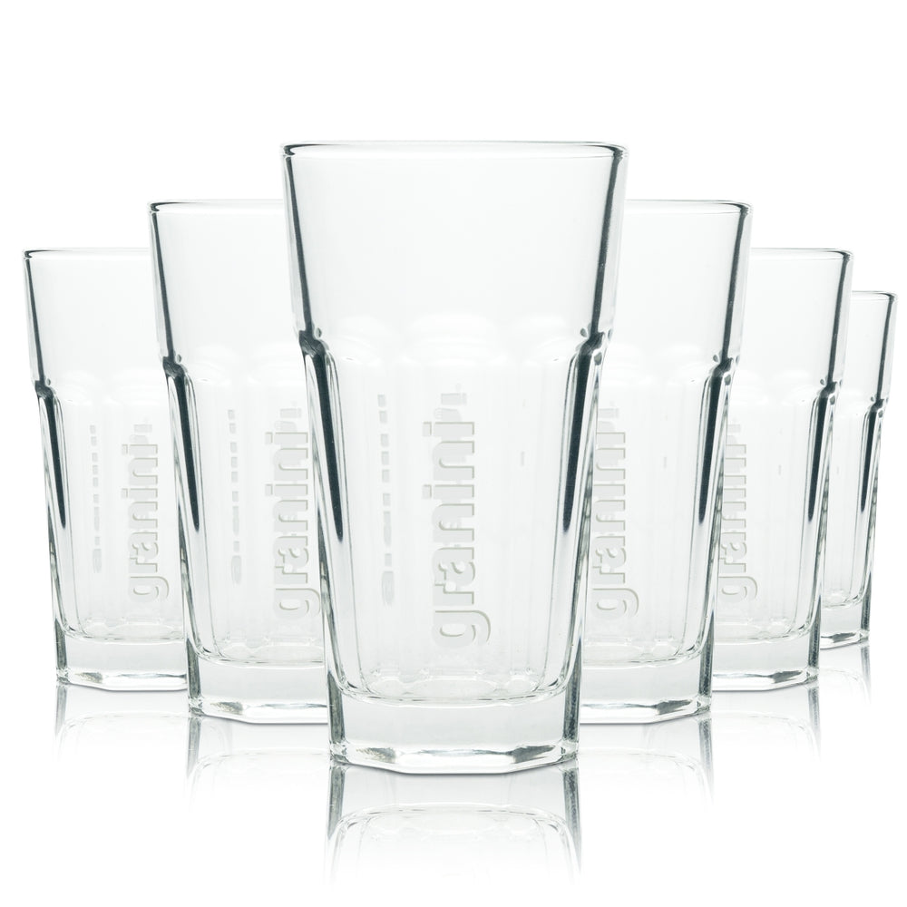 6x Granini Saft Glas Longdrink 34cl Harley Cocktail Gläser Granity Gastro Bar