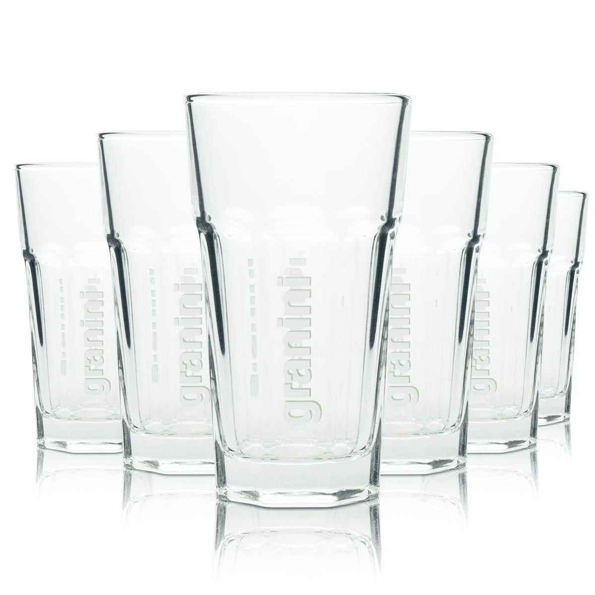 6x Granini Saft Glas Longdrink 34cl Harley Cocktail Gläser Granity Gastro Bar