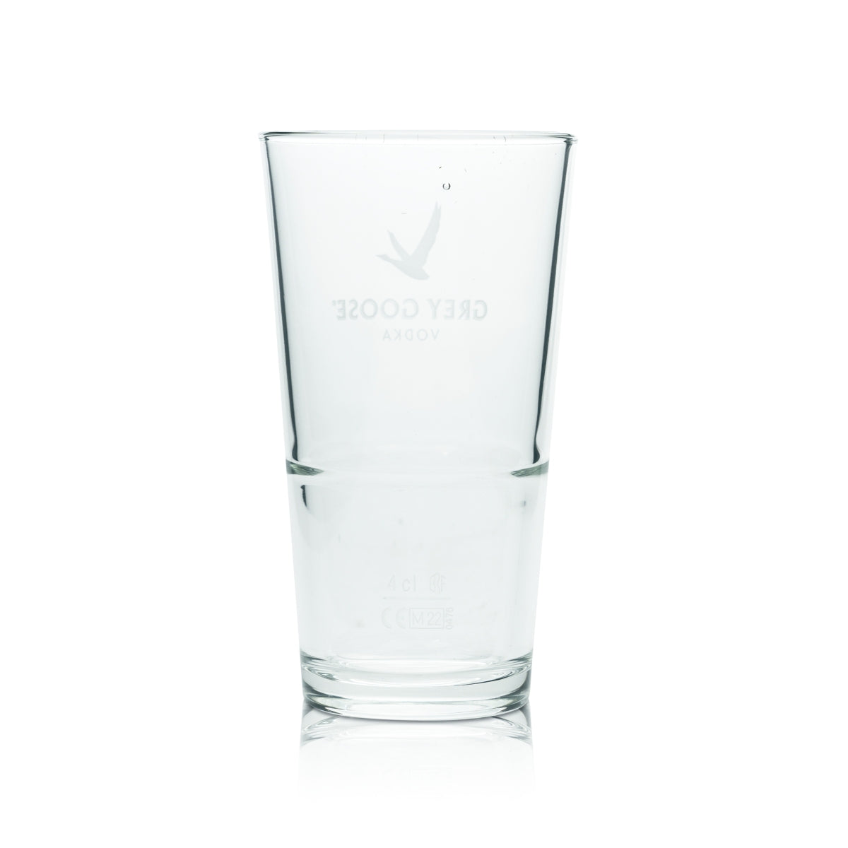 6x Grey Goose Glas 0,37l Longdrink Cocktail Gläser Stapelbar Geeicht Gastro Bar – Ansicht 3