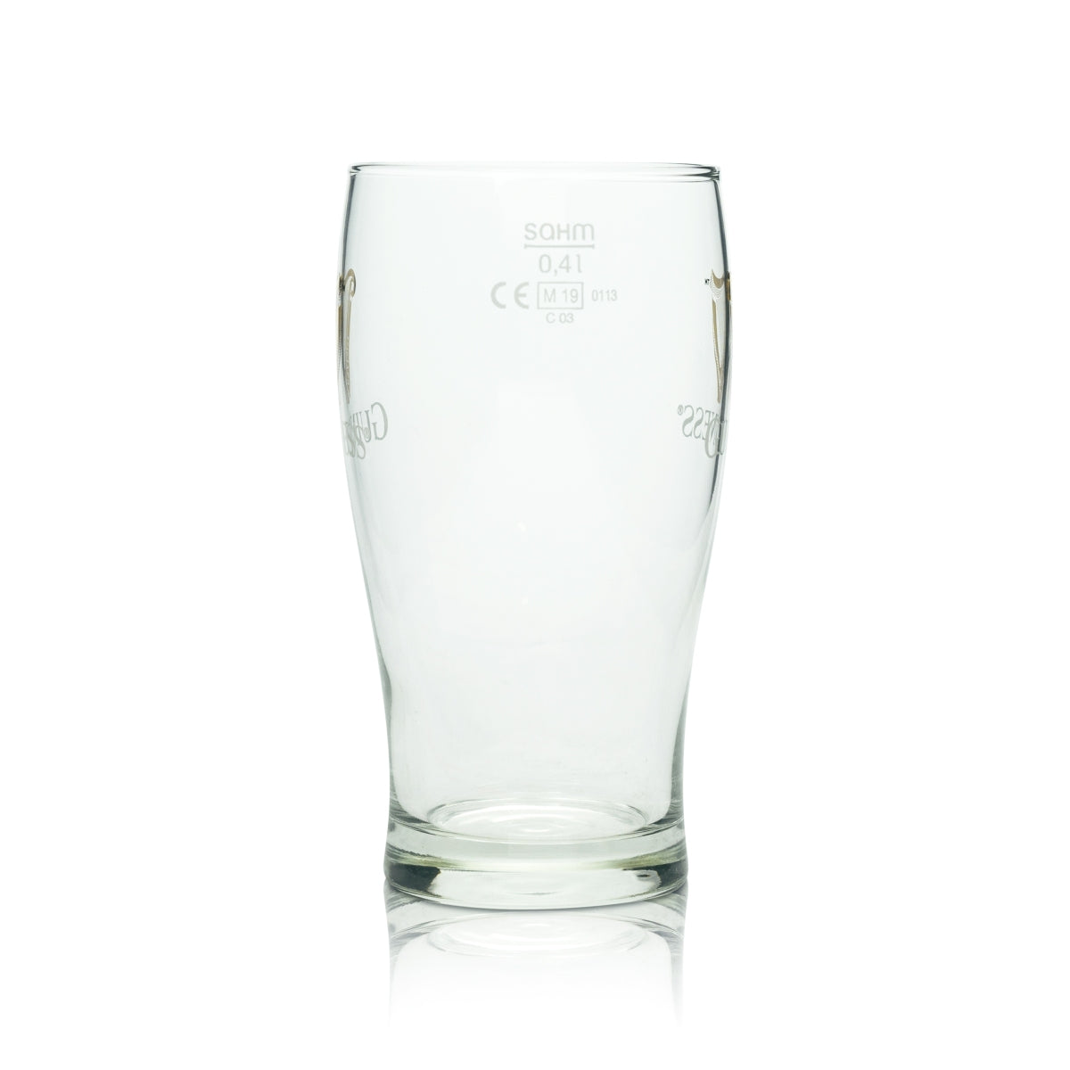 6x Guinness Bier Glas 0,4l Tulip Becher Sahm Gläser Logo Pint Doppel Beer Bar – Ansicht 3