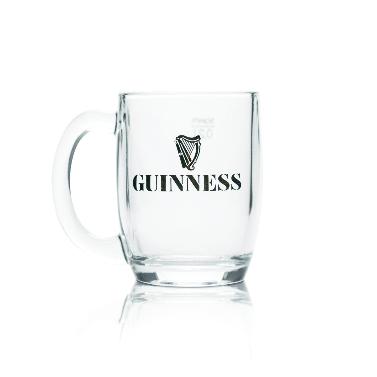 6x Guinness Glas 0,2l Bier Draught Stout Krug Henkel Gläser Irland Brauerei UK – Ansicht 2