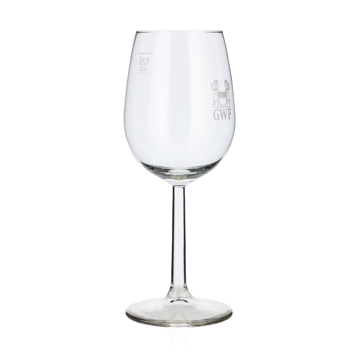 6x GWF Frankenwein Wein Glas Stielglas 0,25l Silbernes Logo Bouquet (6er Set) – Ansicht 3
