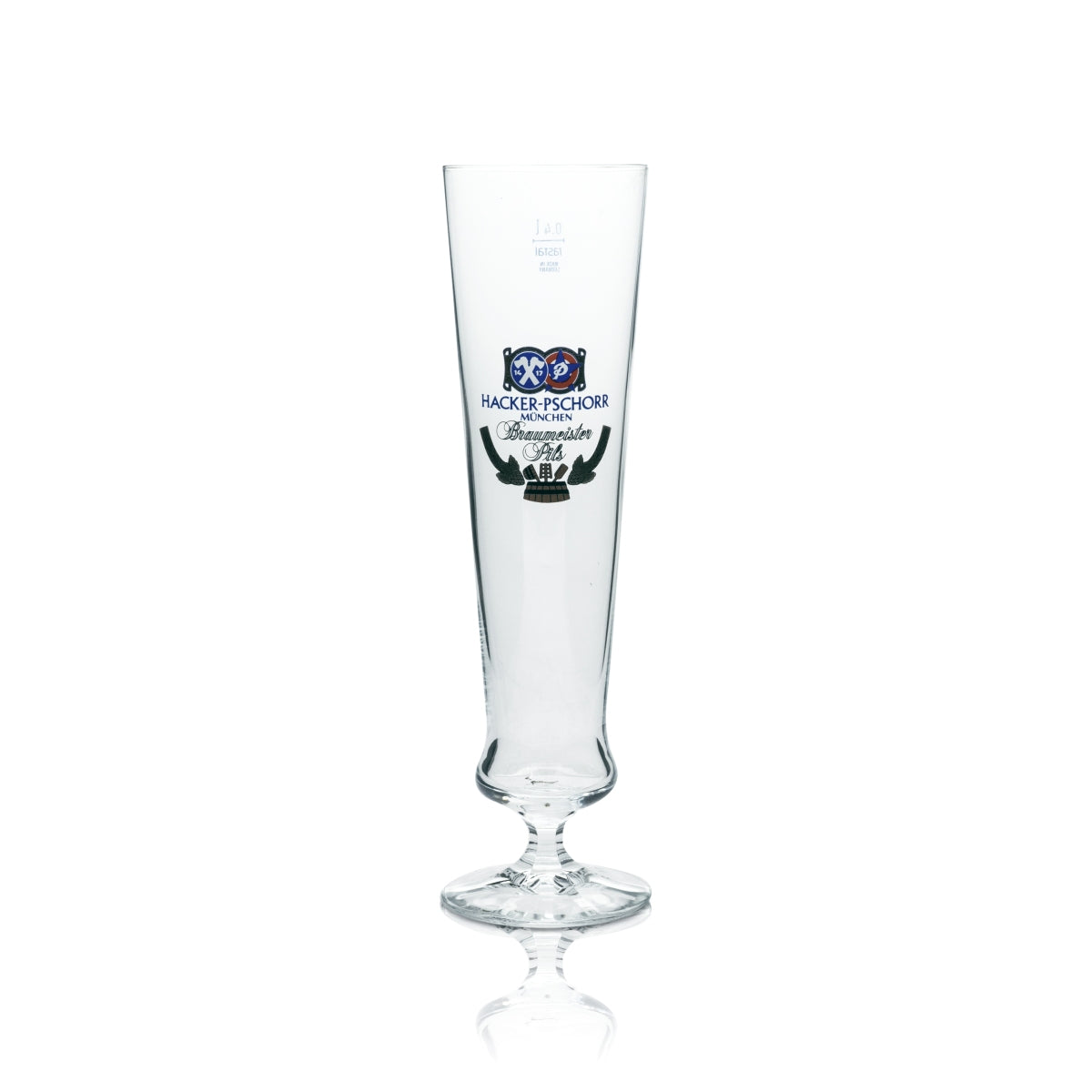 6x Hacker Pschorr Bier Glas 0,4l Pokal Braumeisterpils Rastal Tulpe Flöte Gläser – Ansicht 2