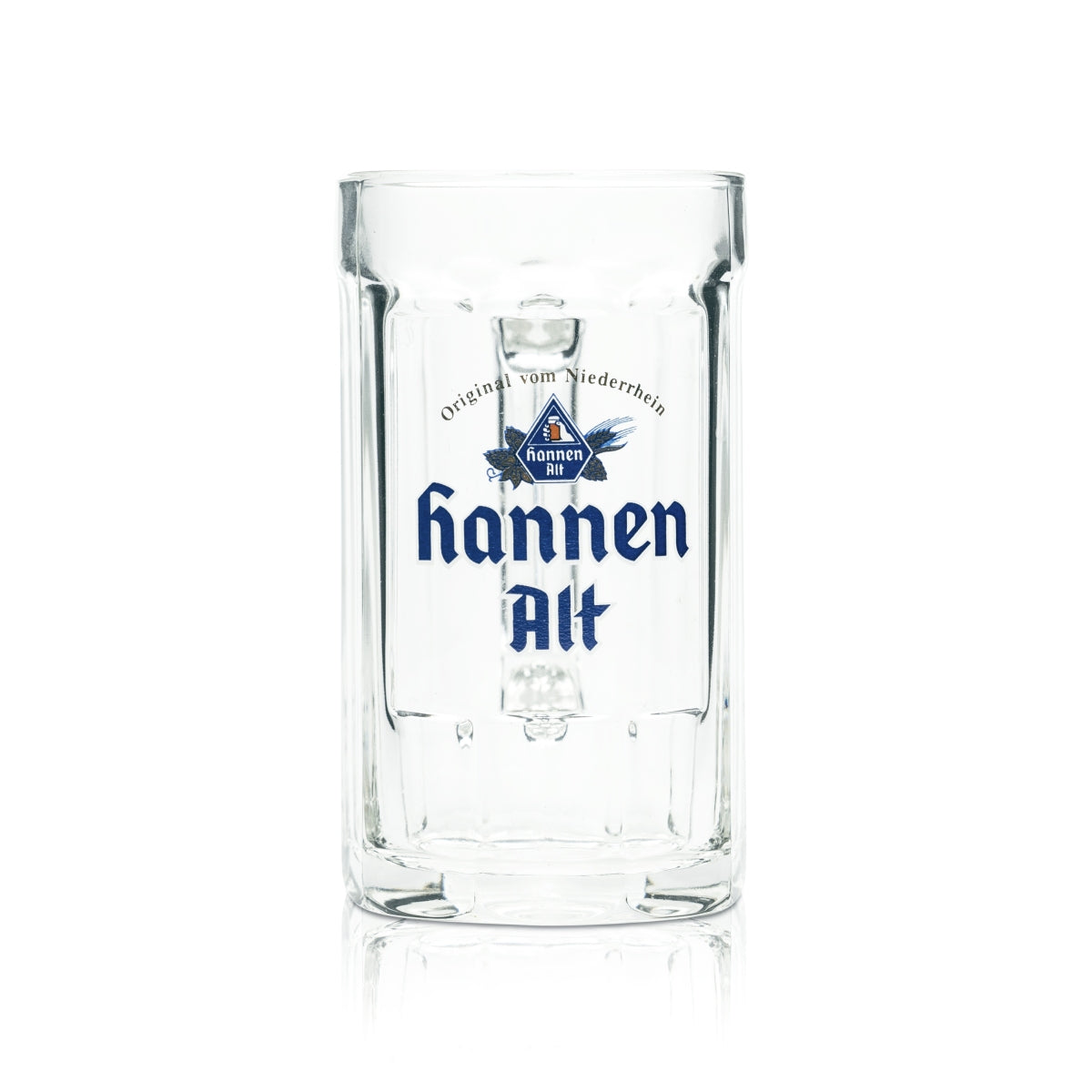 6x Hannen Alt Bier Glas 0,25l Krug Humpen Seidel Gläser Brauerei Korschenbroich – Ansicht 2