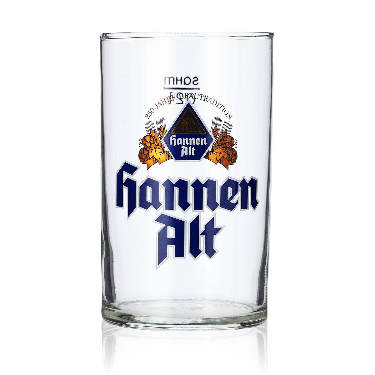 6x Hannen Alt Bier Glas 0,2l Becher OHNE Waagerechte Streifen sahm – Ansicht 2