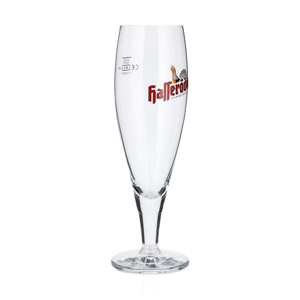 6x Hasseröder Bier Glas 0,3l Pokal goldener Hahn Ritzenhoff Tulpe – Ansicht 3