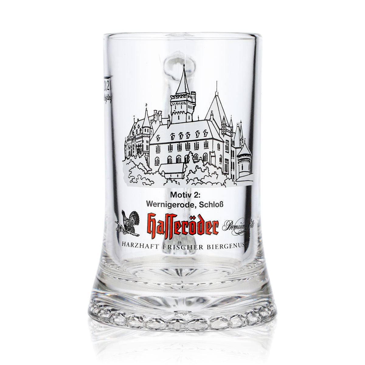 6x Hasseröder Bier Glas Bierkrug 0,2l Motiv 2 Wernigerode Schloß (6er Set) – Ansicht 2
