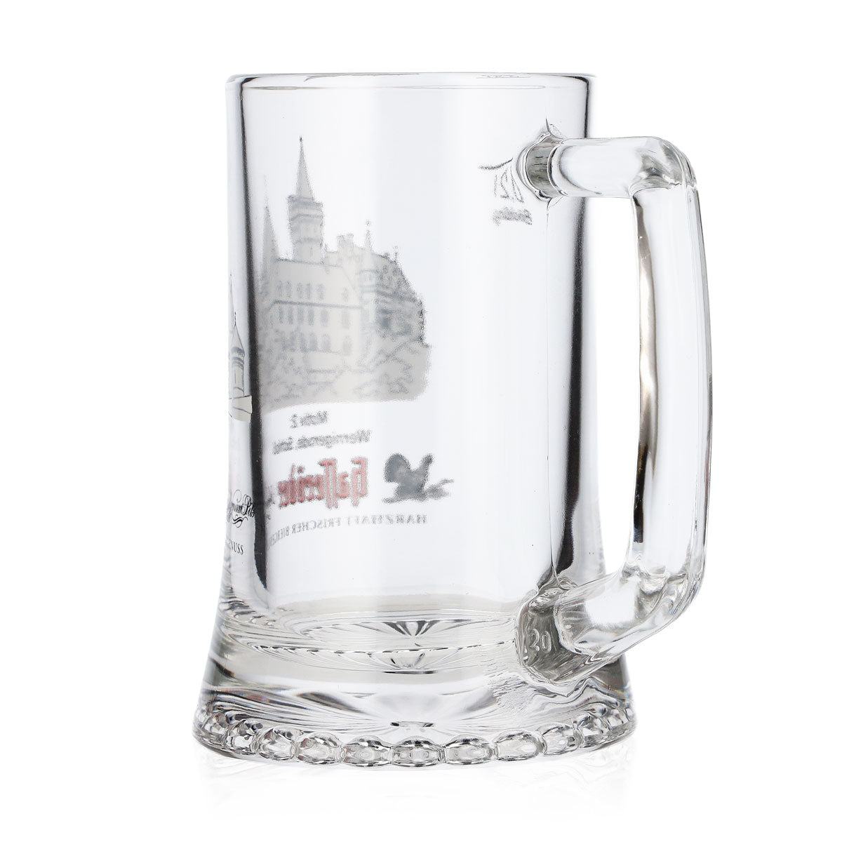 6x Hasseröder Bier Glas Bierkrug 0,2l Motiv 2 Wernigerode Schloß (6er Set) – Ansicht 5