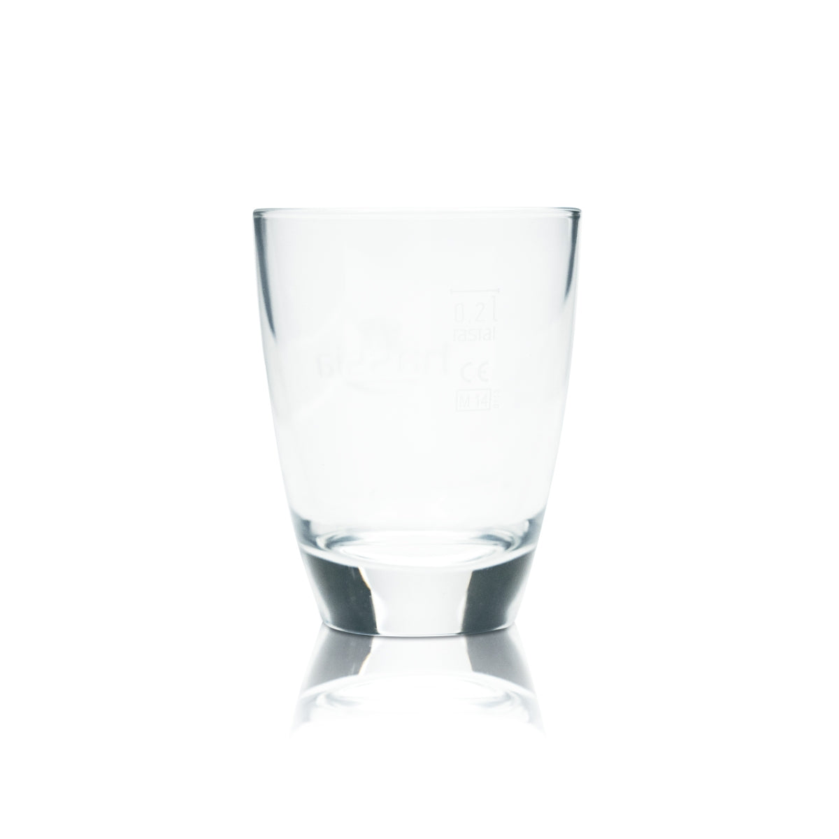 6x Hassia Glas 0,2l Becher Mineral Quell Wasser Sprudel Gläser Gastro Geeicht – Ansicht 3