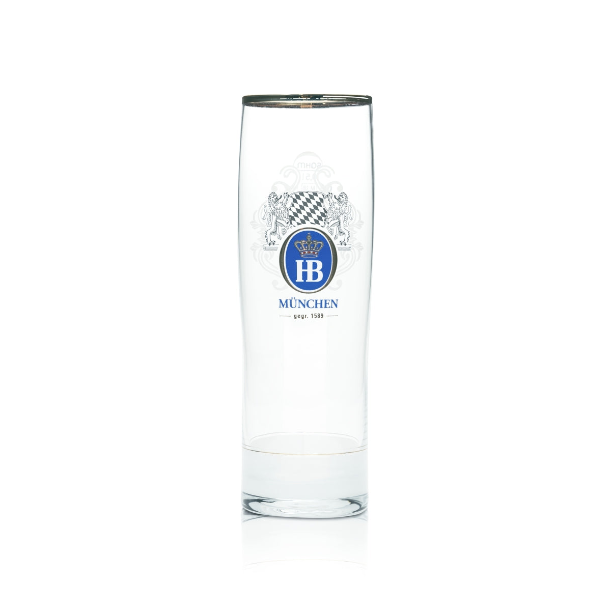 6x HB München Bier Glas 0,5l Becher Dayton Goldrand Gläser Brauerei Bayern Bar – Ansicht 2