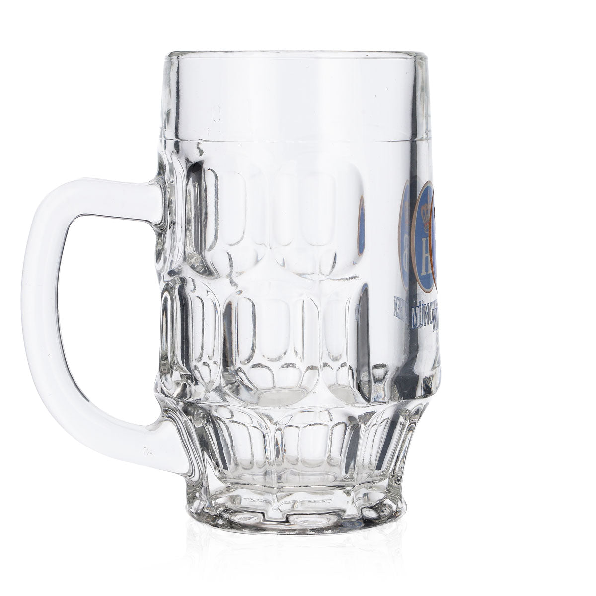 6x HB München Glas 0,3l Bierkrug Konturglas Humpen Seidel Gläser Set Brauerei – Ansicht 4