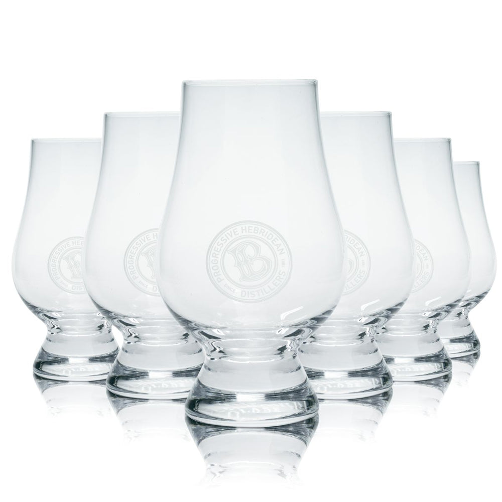 6x Hebridean Glas 0,2l Whisky Nosing Tasting Gläser Set Progressive Distillers