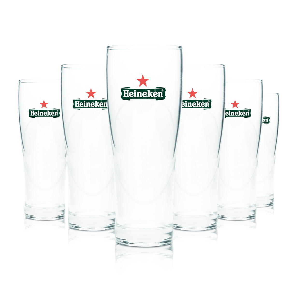 6x Heineken Bier Glas 0,25l Becher Pokal Gläser Gastro Bar Kneipe Willi Beer – Ansicht 5