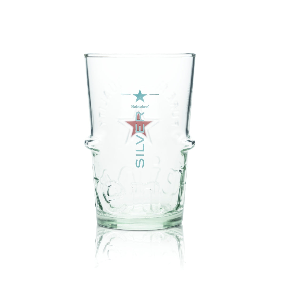6x Heineken Bier Glas 0,25l Becher Pokal Silver Gläser Gastro Bar Kneipe Pint – Ansicht 2