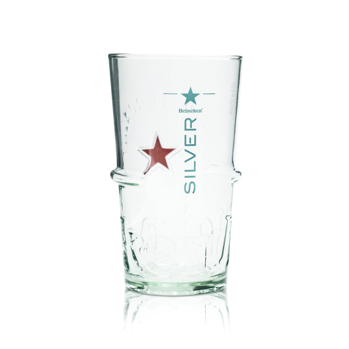 6x Heineken Glas 0,5l Becher Kontur Gläser Silver Bier Gastro Eiche Beer Cup NL – Ansicht 3