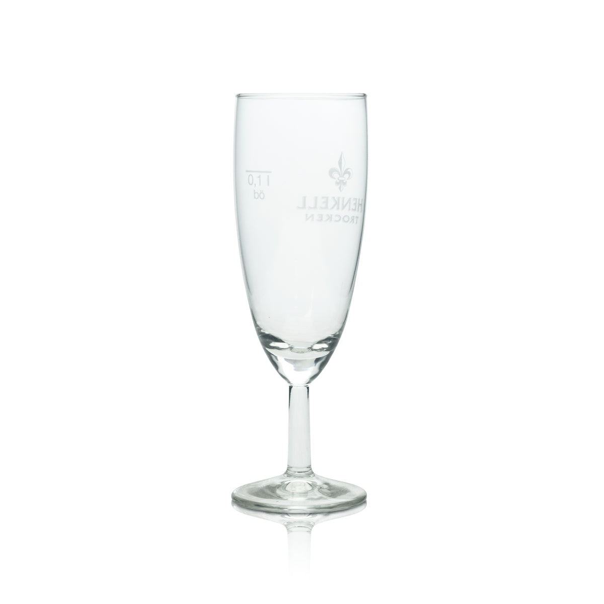6x Henkell Trocken Sekt Glas Flöte 0,1l Gläser Champagner Kelch Prosecco Pokal – Ansicht 4