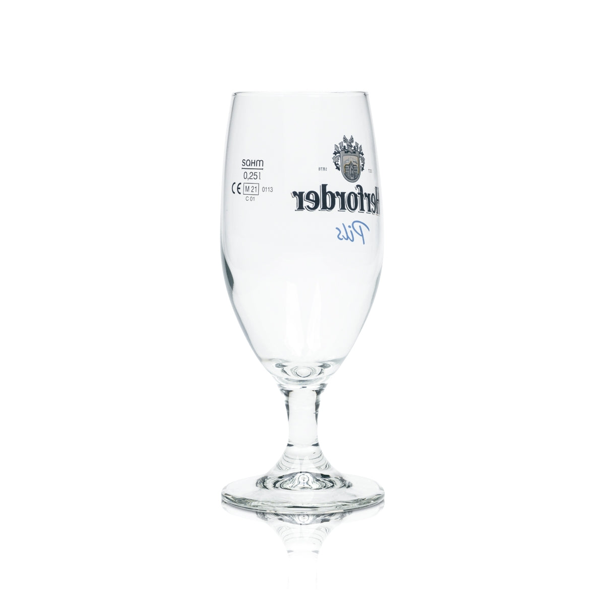 6x Herforder Bier Glas 0,25l Pokal Vienna Sahm Pils Gläser Tulpe Stielglas Beer – Ansicht 3