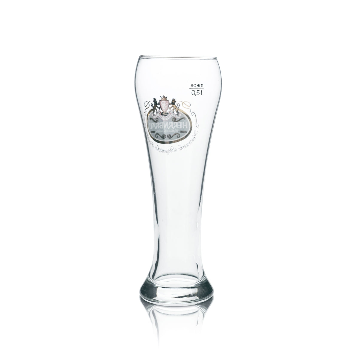 6x Herrnbräu Weißbierglas 0,5l Hefe Weizen Gläser Brauerei Gastro Bar Kneipe – Ansicht 3