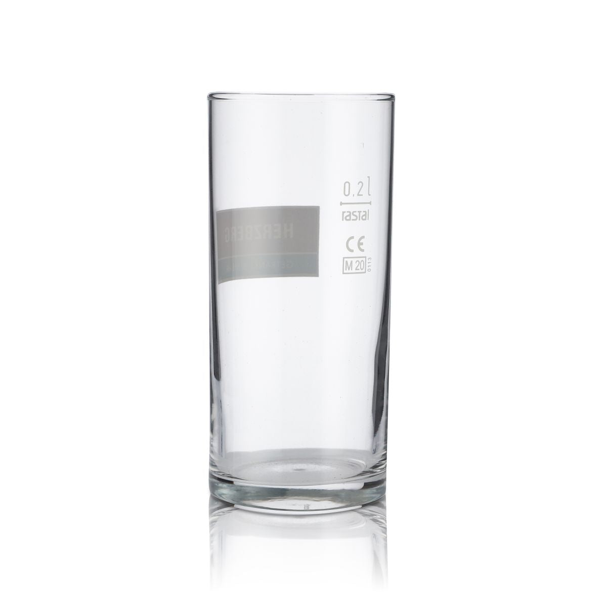 6x Herzberg Glas 0,2l Willi Becher Stange Trimnkglas Gläser Set Wasser Saft Limo – Ansicht 3