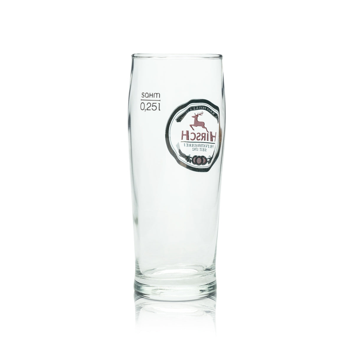 6x Hirsch Bräu Bier Glas 0,25l Becher Trumpf Sahm Willi Tumbler Pils Gläser Beer – Ansicht 4