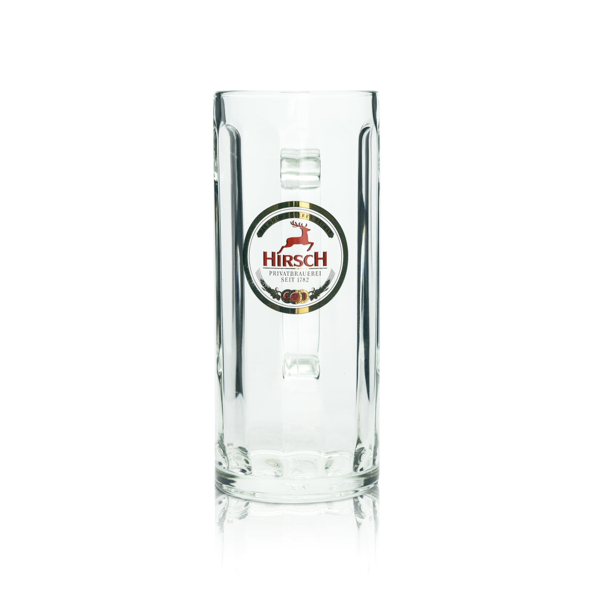 6x Hirsch Bräu Bier Glas 0,5l Krug Rastal Seidel Humpen Henkel Gläser Pils Krüge – Ansicht 2