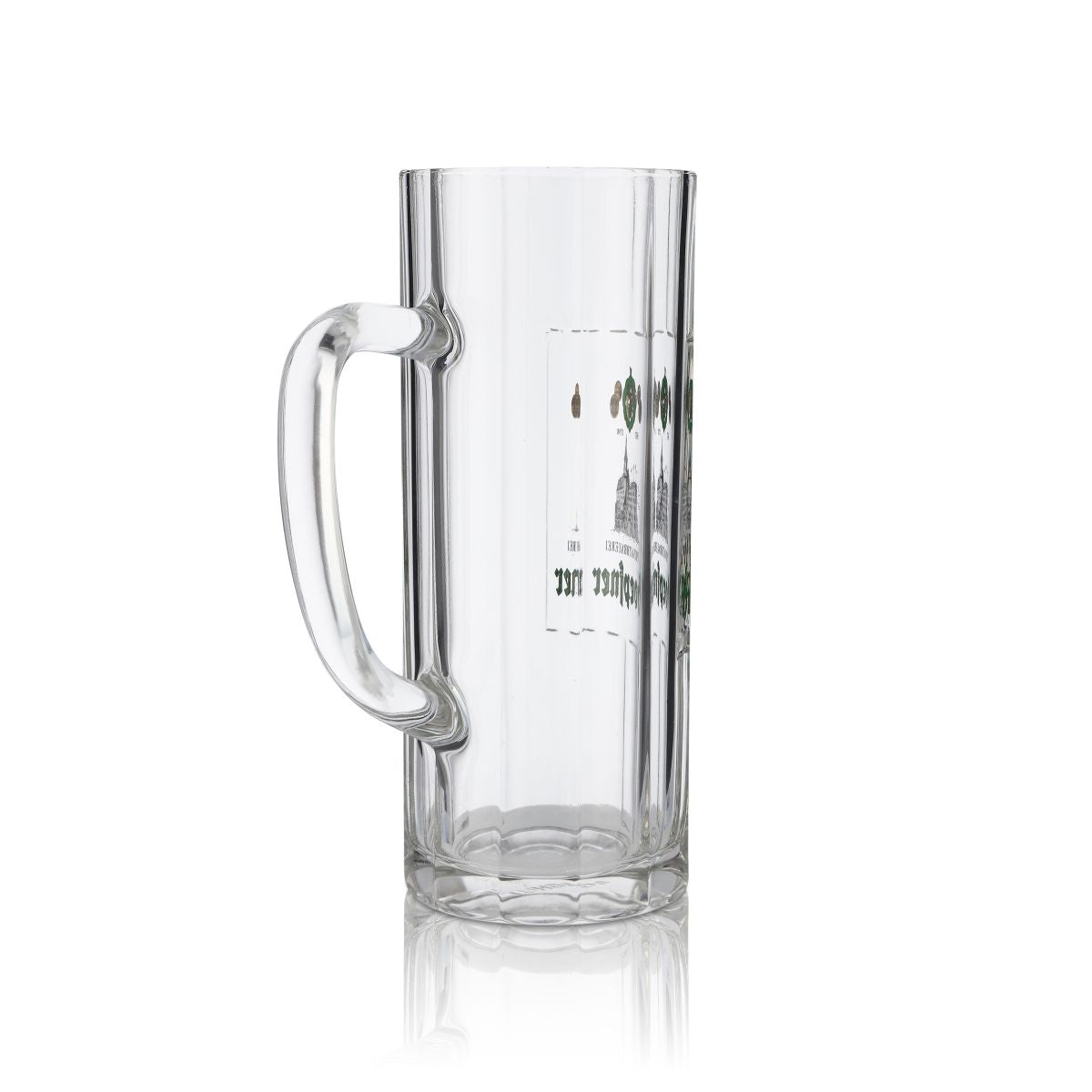 6x Hoepfner Glas 0,5l Bierkrug Humpen Seidel Gläser Set Brauerei Karlsruhe – Ansicht 3