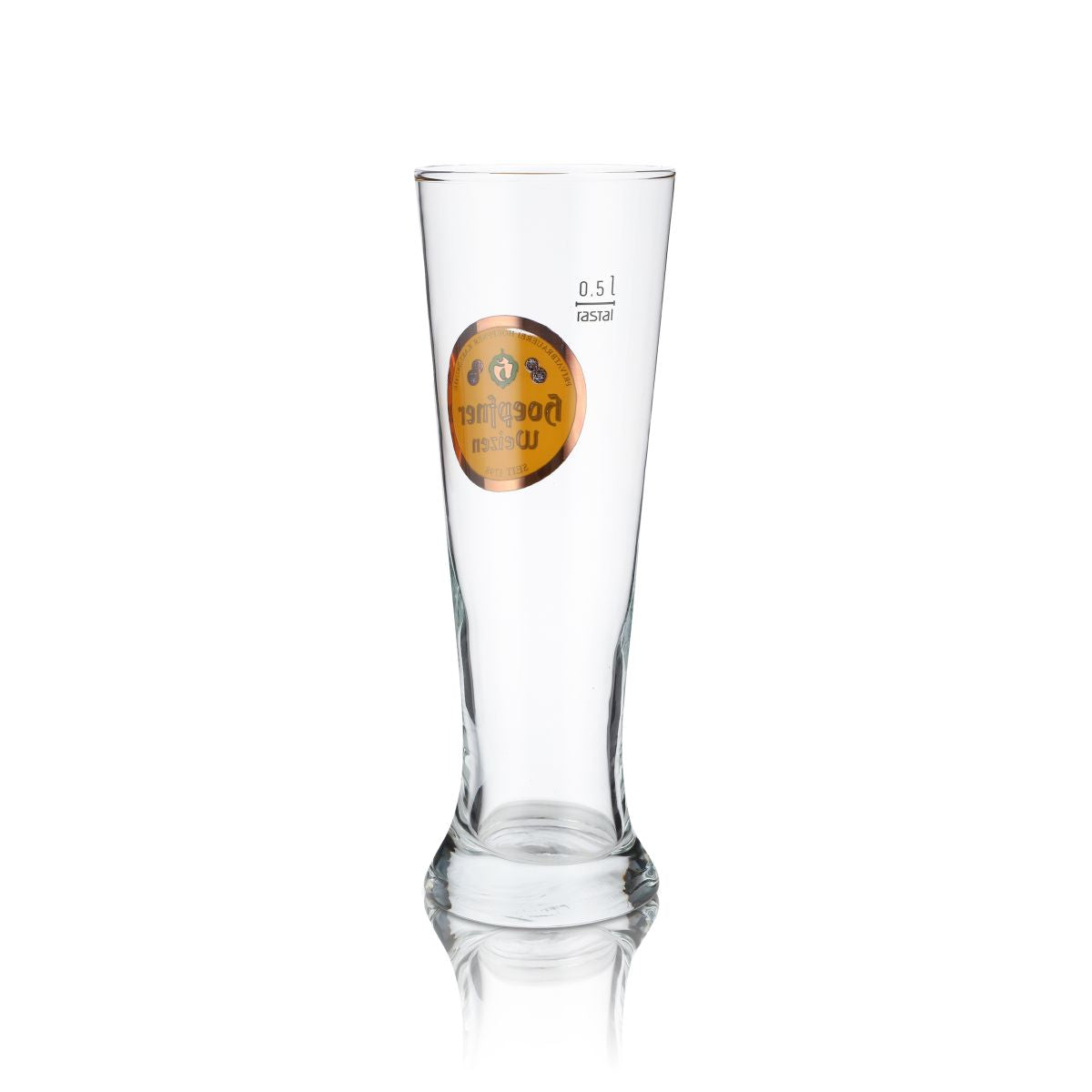 6x Hoepfner Glas 0,5l Weißbierglas Hefeweizen Gläser Set Brauerei Karlsruhe – Ansicht 3