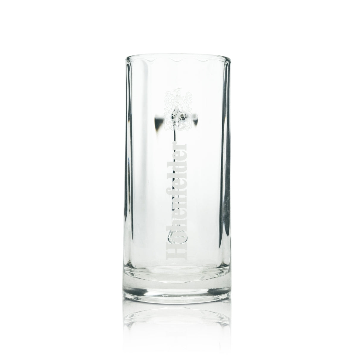 6x Hohenfelder Bier Glas Krug 0,5l Hochkant Logo – Ansicht 2
