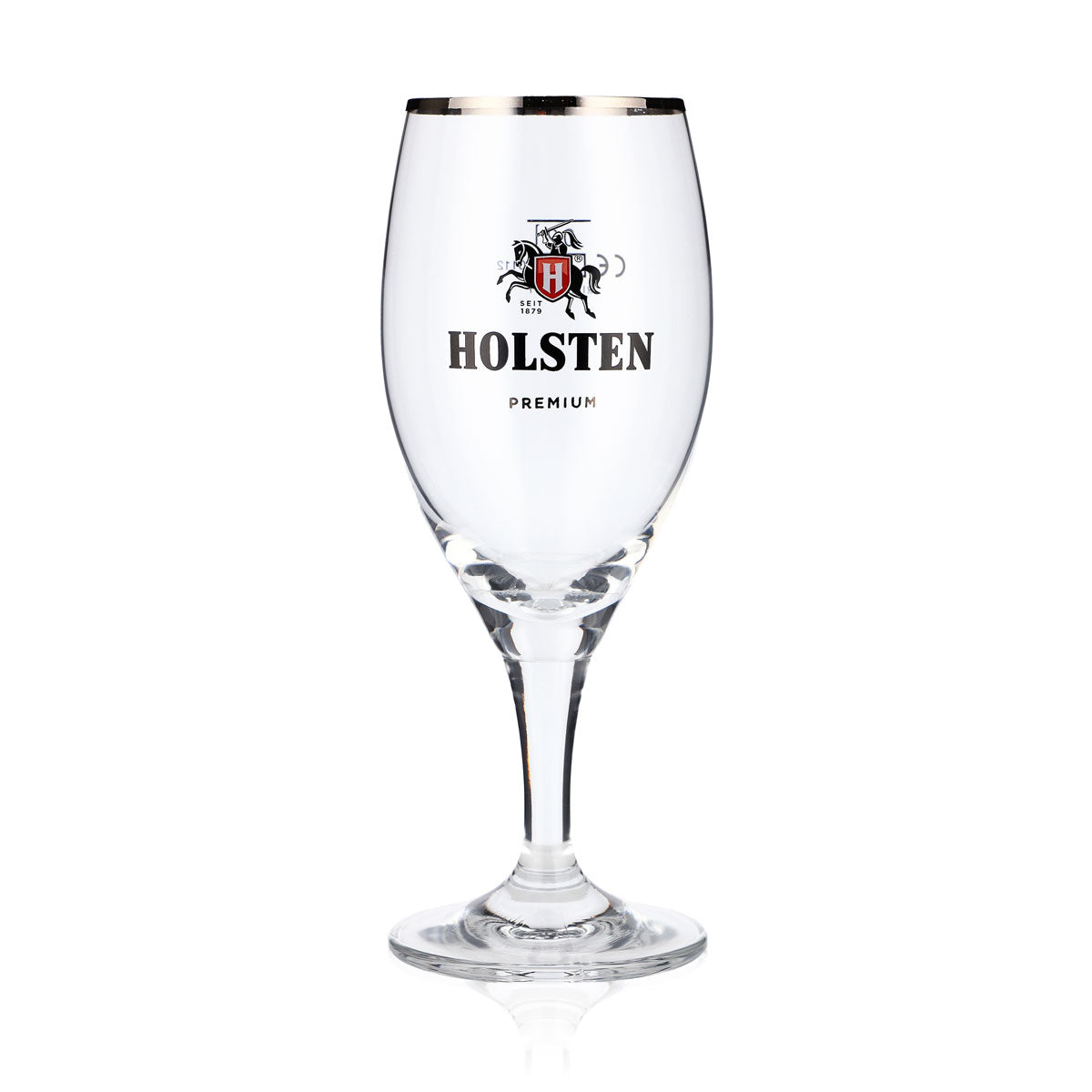 6x Holsten Bier Glas 0,2l Premium Pokal Gläser Platinrand Tulpe Gastro Geeicht – Ansicht 2