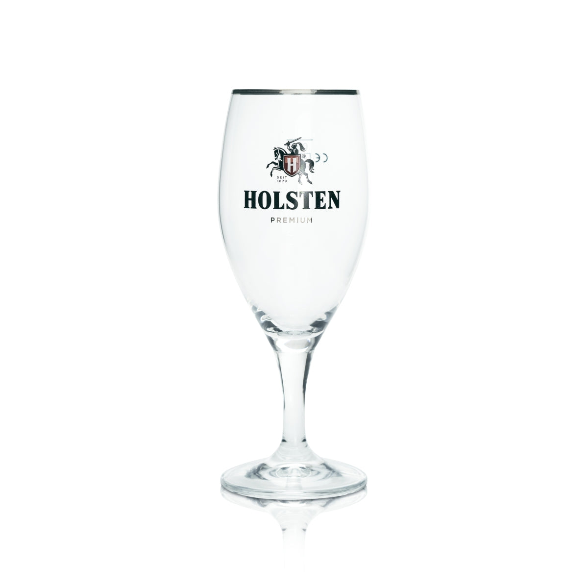 6x Holsten Bier Glas 0,3l Premium Pokal Gläser Platinrand Tulpe Gastro Geeicht – Ansicht 2