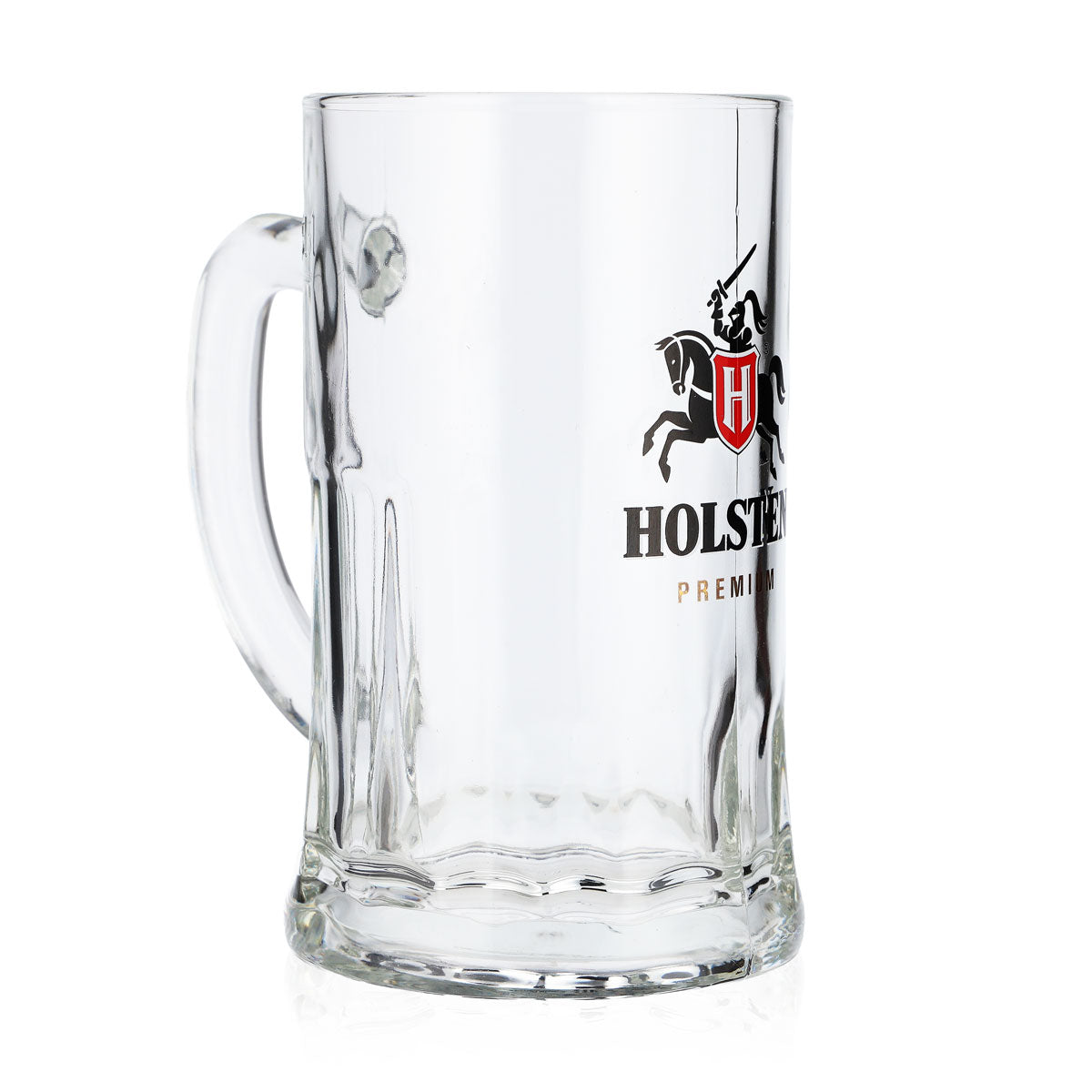 6x Holsten Bier Glas 0,5l Krug großes Logo Premium in Gold Sahm (6er Set) – Ansicht 3