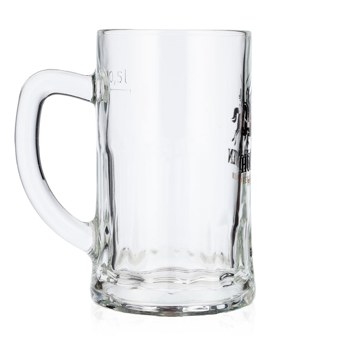 6x Holsten Bier Glas 0,5l Krug großes Logo Premium in Gold Sahm (6er Set) – Ansicht 4