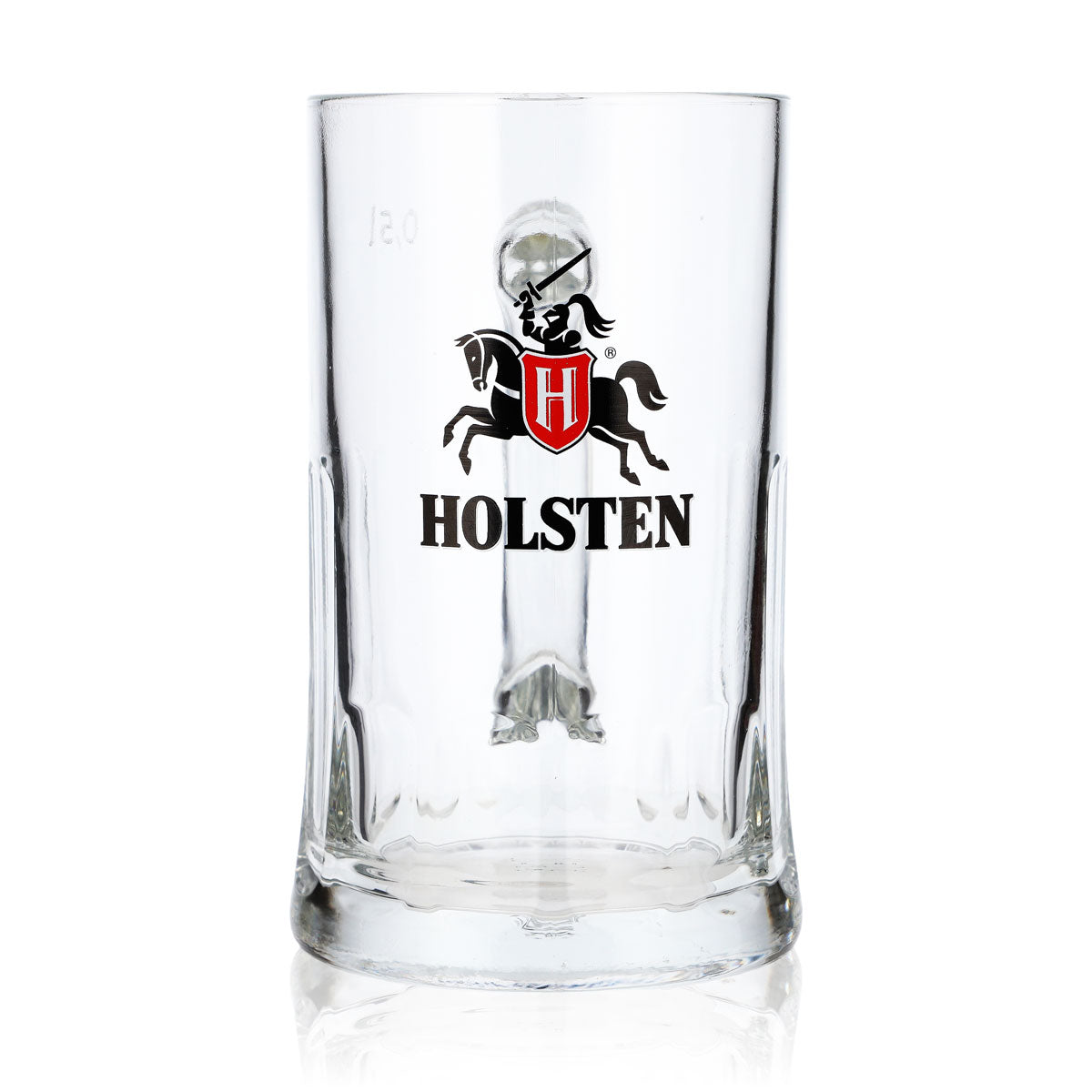 6x Holsten Bier Glas 0,5l Krug großes Logo Sahm Salzburg (6er Set) – Ansicht 2