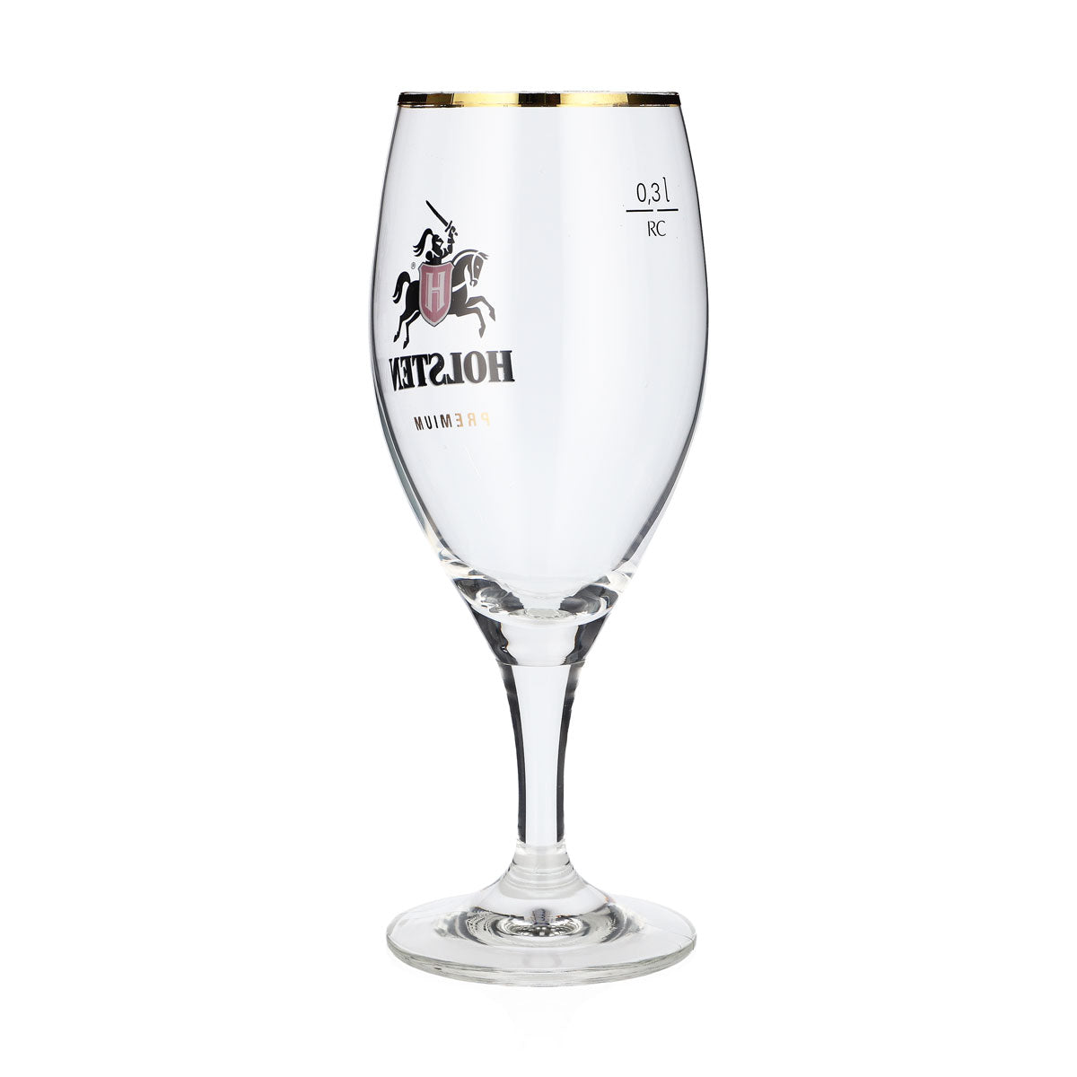 6x Holsten Bier Glas Biergläser 0,3l Pokal Premium Goldrand Ritzenhoff – Ansicht 4