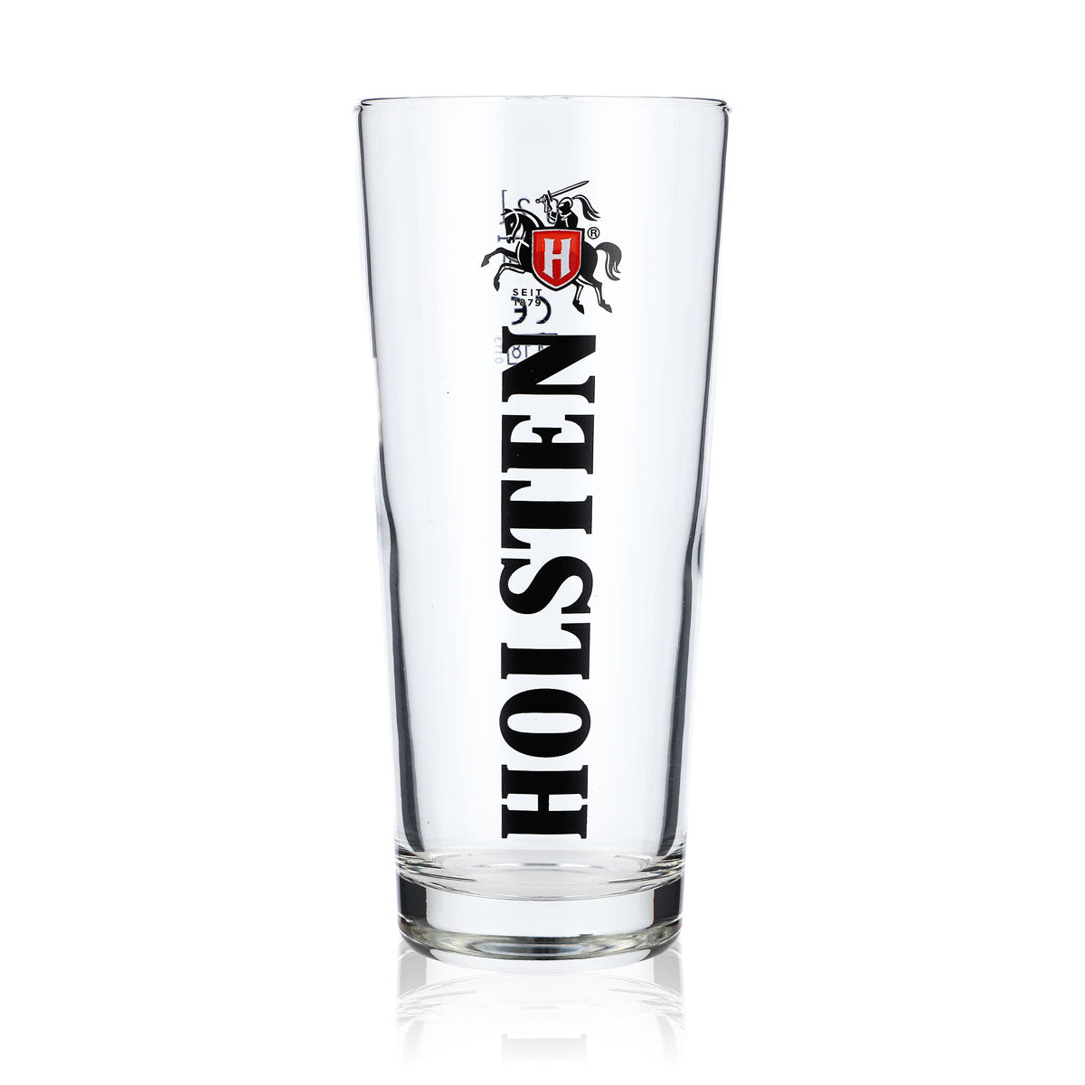 6x Holsten Bier Glas Frankonia 0,2l Becher Biergläser Schriftzug vertikal – Ansicht 2