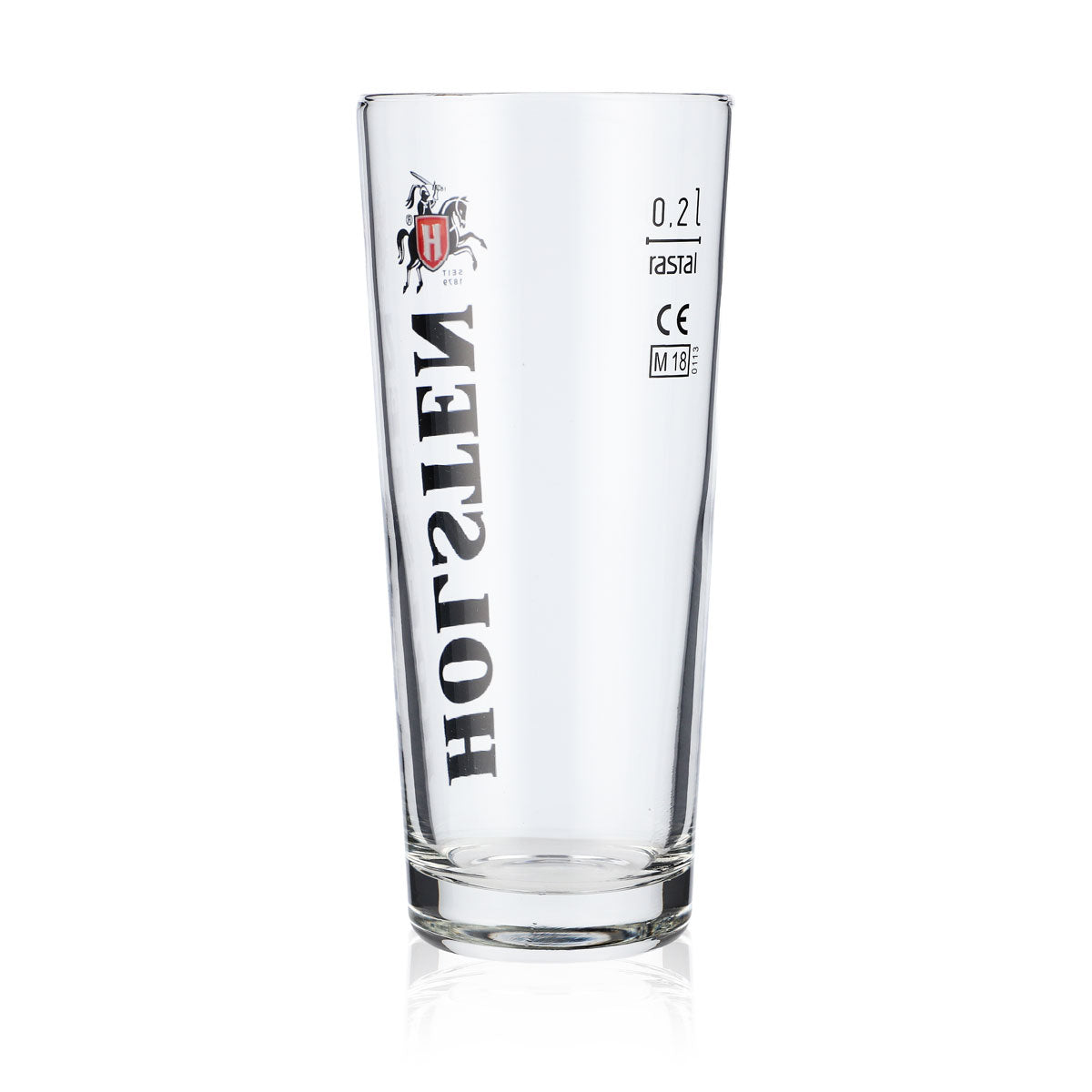 6x Holsten Bier Glas Frankonia 0,2l Becher Biergläser Schriftzug vertikal – Ansicht 4